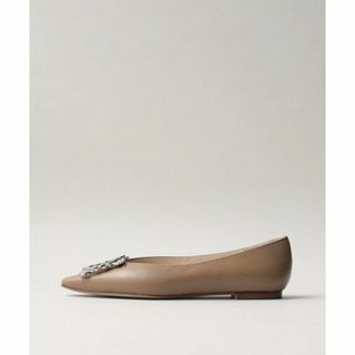 オデットエオディール(Odette e Odile)の【BEIGE】オーナメントバックル フラット10↑(ハイヒール/パンプス)