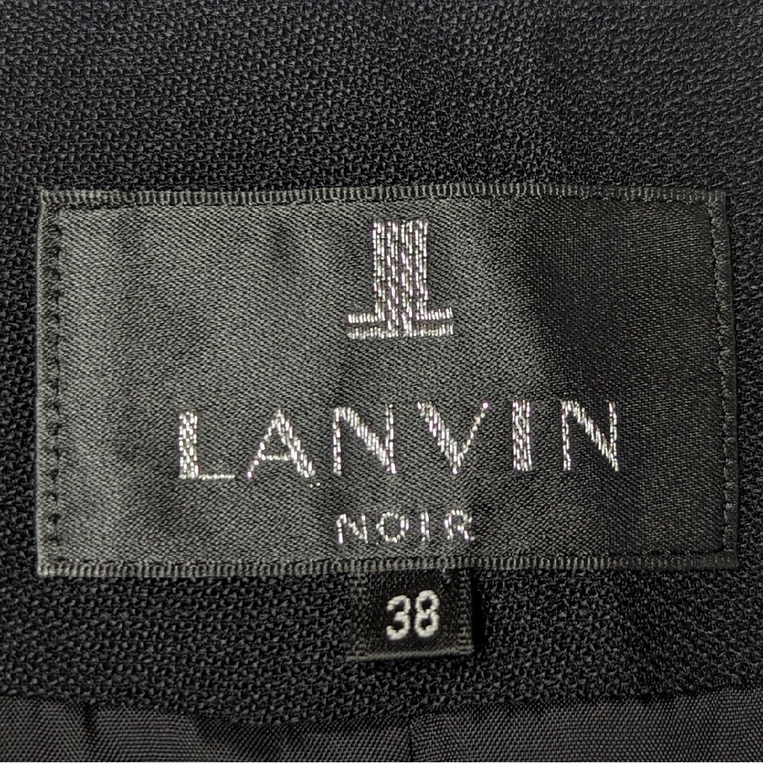 LANVIN(ランバン)の定価143,000円【美品】ランバンLANVIN ブラックフォーマル ワンピース レディースのフォーマル/ドレス(礼服/喪服)の商品写真