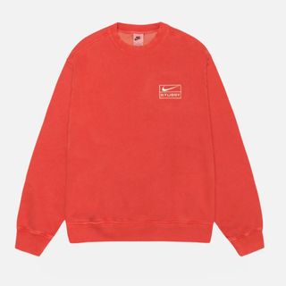 ステューシー(STUSSY)の【送料込み★】NIKE × STUSSY コラボスウェット 赤 XL(スウェット)