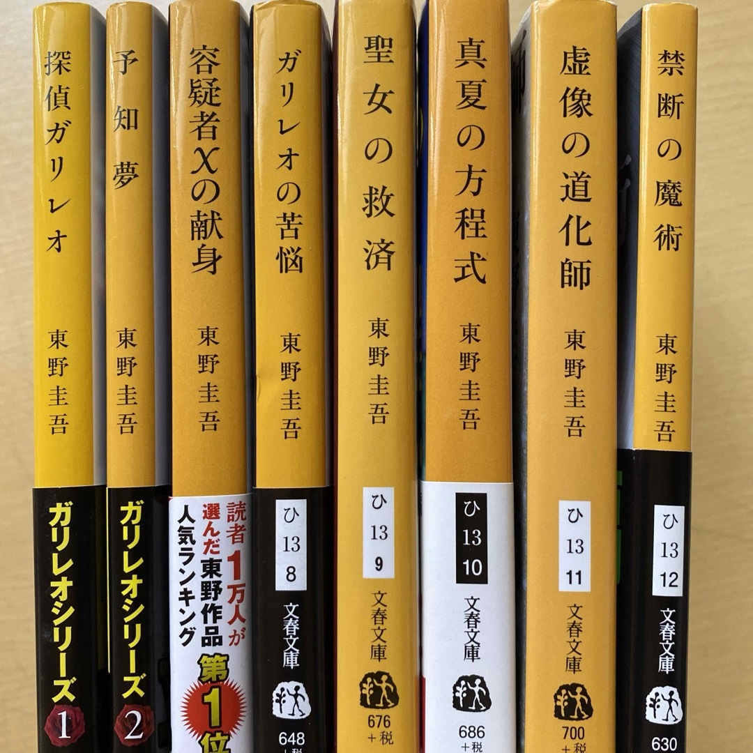 海外最新 東野圭吾 探偵ガリレオシリーズ 第1巻〜第8巻 8冊セット 海外最新 東野圭吾 探偵ガリレオシリーズ 第1巻〜第8巻 8冊セット