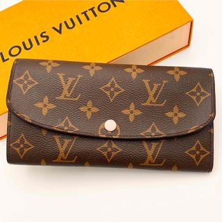 ルイヴィトン(LOUIS VUITTON)の【超美品】ルイヴィトン◆ポルトフォイユ エミリー◆モノグラム ピンク◆長財布(財布)