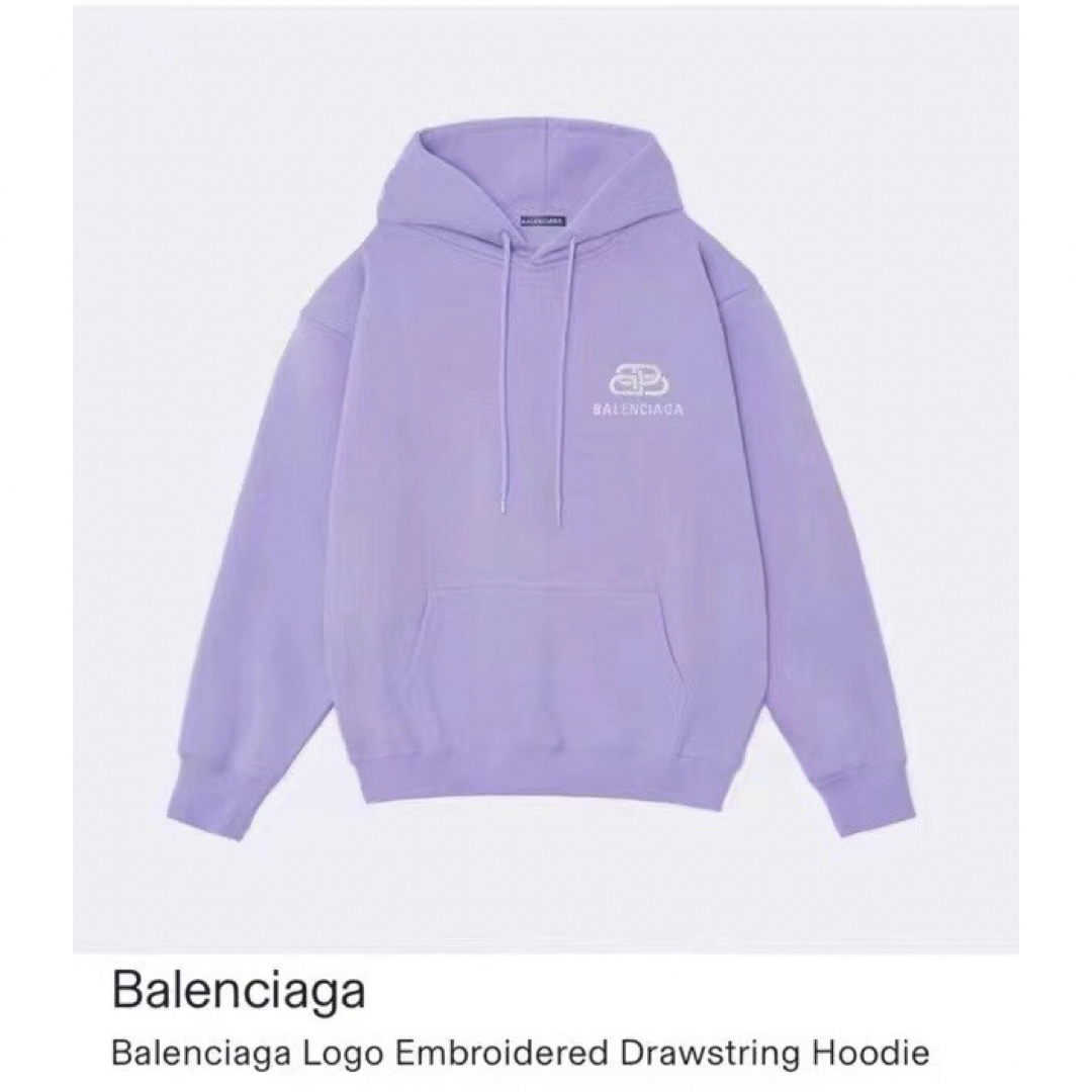 ❇️Balenciagaバレンシアガ正規23 新品ロゴ入パーカースウェット