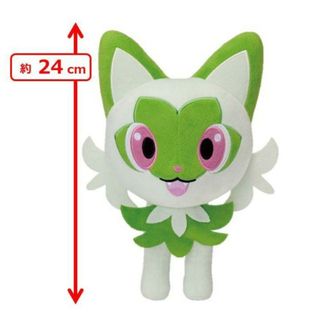 ポケモン(ポケモン)のポケモン　ニャオハ　でっかいぬいぐるみ　ぬいぐるみ　ポケットモンスター(ぬいぐるみ)