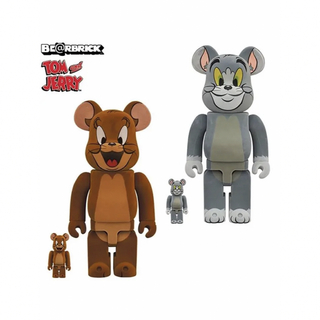 ベアブリック(BE@RBRICK)のBE@RBRICK tom&jerry flocky 400% 100%(フィギュア)