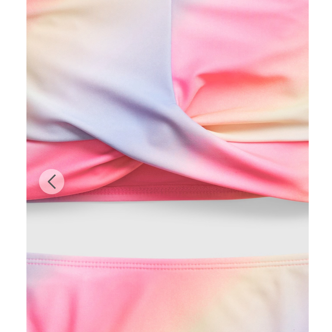 GAP Kids(ギャップキッズ)の新品　GAP マルチカラー　ビキニ　ピンク　イエロー　100 キッズ/ベビー/マタニティのキッズ服女の子用(90cm~)(水着)の商品写真