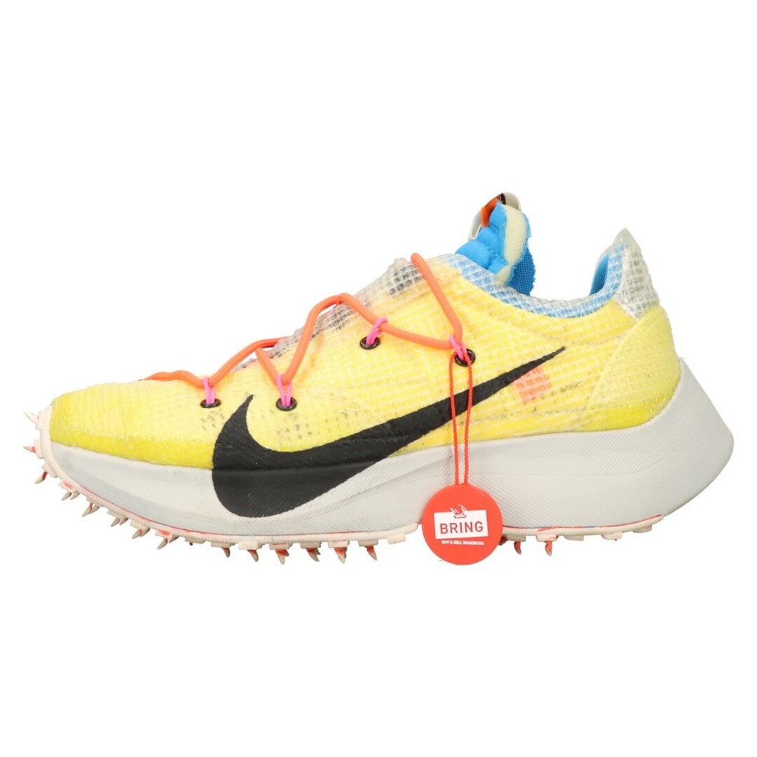 9センチ甲NIKE ナイキ ×OFF-WHITE WMNS VAPOR STREET/OW×オフホワイト ウィメンズ ヴェイパーストリート スニーカー ツアーイエロー CD8178-700 24cm/US7