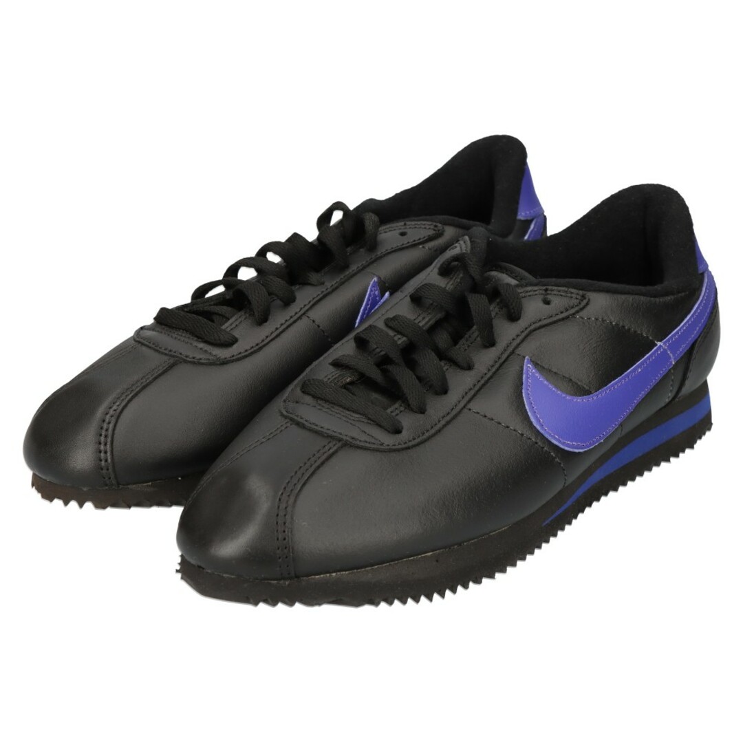 290センチワイズNIKE ナイキ 90S×FOOT ACTION LEATHER CORTEZ フットアクション別注 レザーコルテッツ ローカットスニーカー ブラック/パープル US9/27cm 902602-005 観賞用