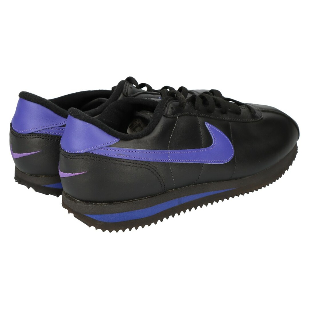 290センチワイズNIKE ナイキ 90S×FOOT ACTION LEATHER CORTEZ フットアクション別注 レザーコルテッツ ローカットスニーカー ブラック/パープル US9/27cm 902602-005 観賞用