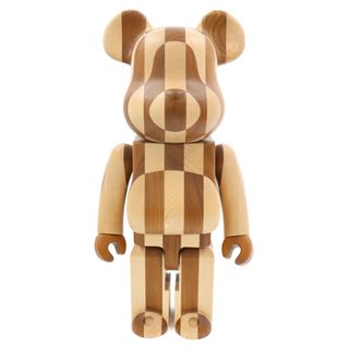 メディコムトイ(MEDICOM TOY)のMEDICOM TOY メディコムトイ ×KARIMOKUBE BE@RBRICK Longitudinal Chess 1000% カリモク ベアブリック ロンジチューディナル チェス ウッド フィギュア 人形 ブラウン(その他)