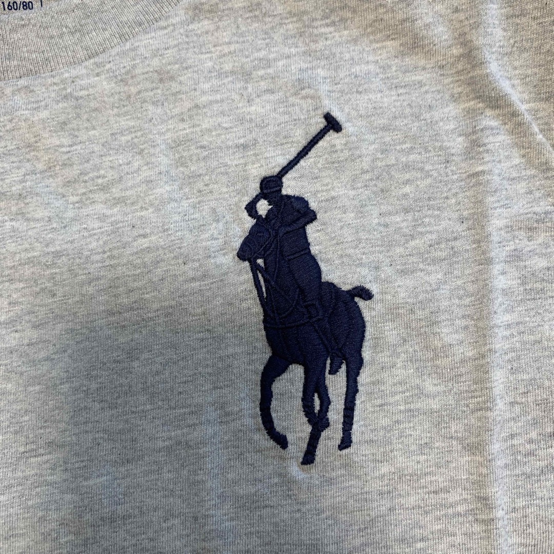 RalphLauren【新品】ラルフローレン Tシャツ ロンT ポニーロゴ グレー L