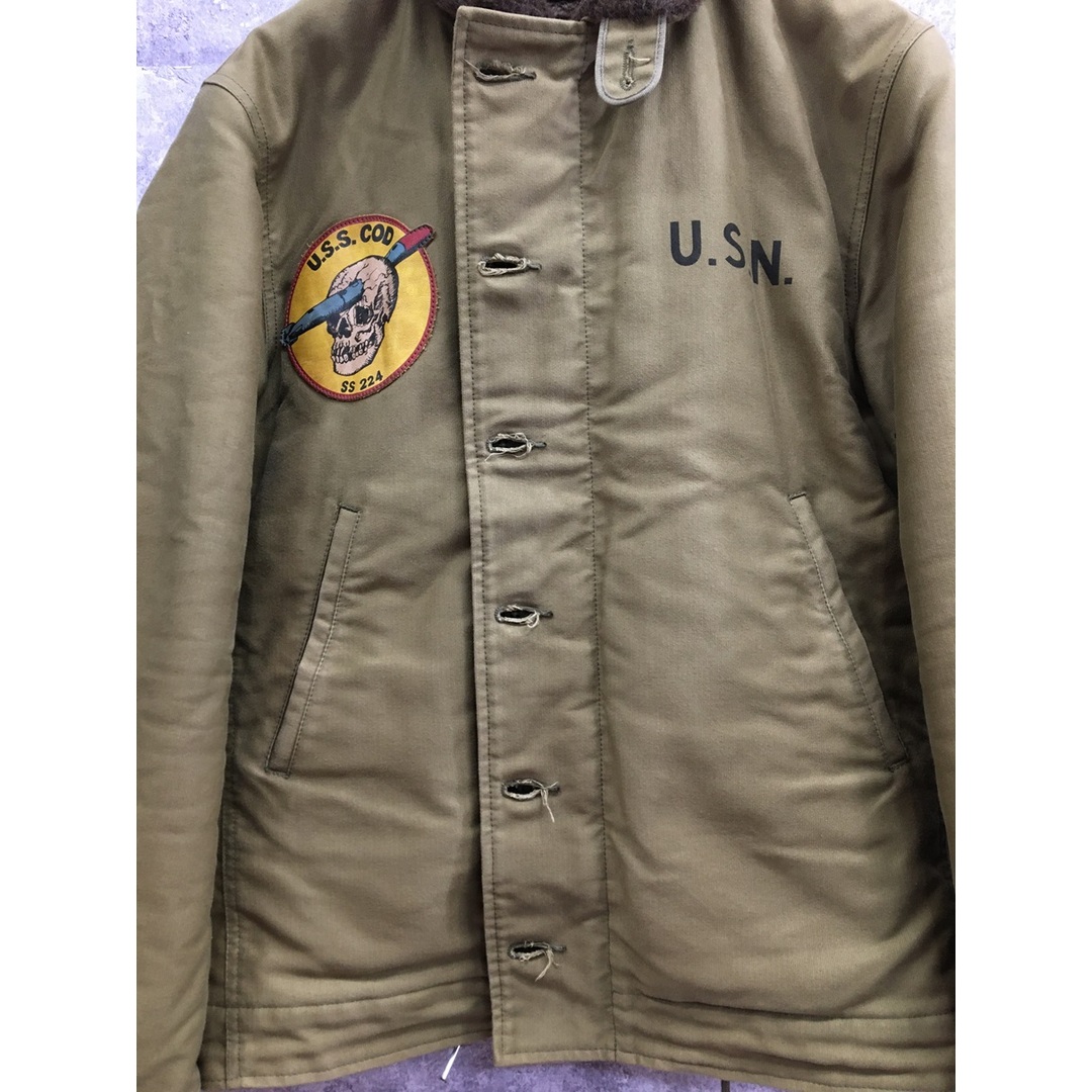 THE REAL McCOY'S(ザリアルマッコイズ)のTHE REAL McCOY'S N-1 DECK JACKET USS COD MJ17106 リアルマッコイズ デッキジャケット ミリタリージャケット【3299-004】 メンズのジャケット/アウター(ミリタリージャケット)の商品写真