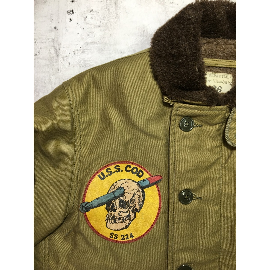 THE REAL McCOY'S(ザリアルマッコイズ)のTHE REAL McCOY'S N-1 DECK JACKET USS COD MJ17106 リアルマッコイズ デッキジャケット ミリタリージャケット【3299-004】 メンズのジャケット/アウター(ミリタリージャケット)の商品写真