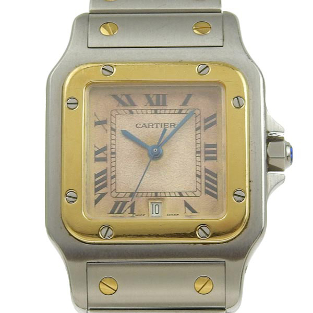 Cartier カルティエ サントスガルベLM メンズ クォーツ W20011C4 YG gg腕時計(アナログ)