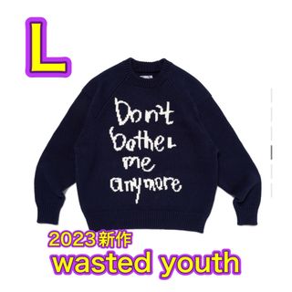 ヒューマンメイド(HUMAN MADE)のwasted youth ニット セーター L(ニット/セーター)