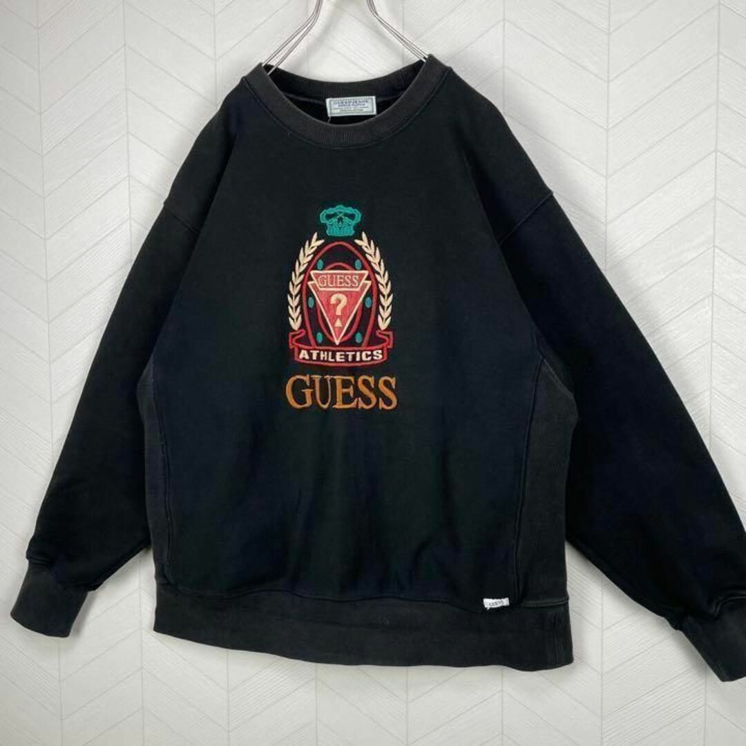 はい大丈夫ですGUESS 刺繍入り激レア スウェット - omegasoft.co.id