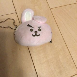 ボウダンショウネンダン(防弾少年団(BTS))のBTS⭐️BT21 クッキー　ピンク色　コインケース　ガマ口財布　小銭入れ(コインケース)