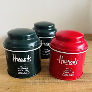 ハロッズ(Harrods)のハロッズ　紅茶缶(空き缶)  アンティーク(容器)