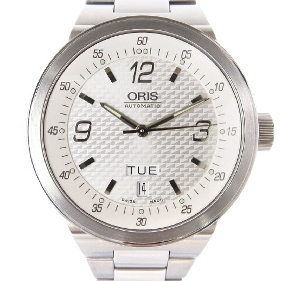 ORIS(オリス)のオリス TT2 デイデイト 腕時計 自動巻き 文字盤 シルバーカラー ■SM1 メンズの時計(腕時計(アナログ))の商品写真