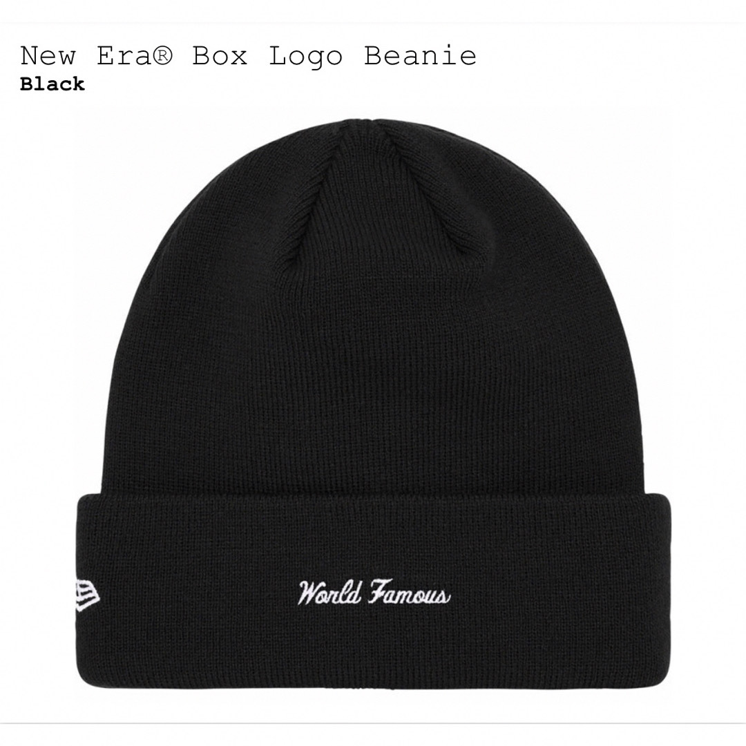 23AW Supreme New Era® Box Logo Beanie帽子
