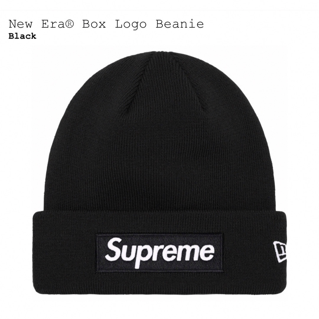 23AW Supreme New Era® Box Logo Beanie帽子