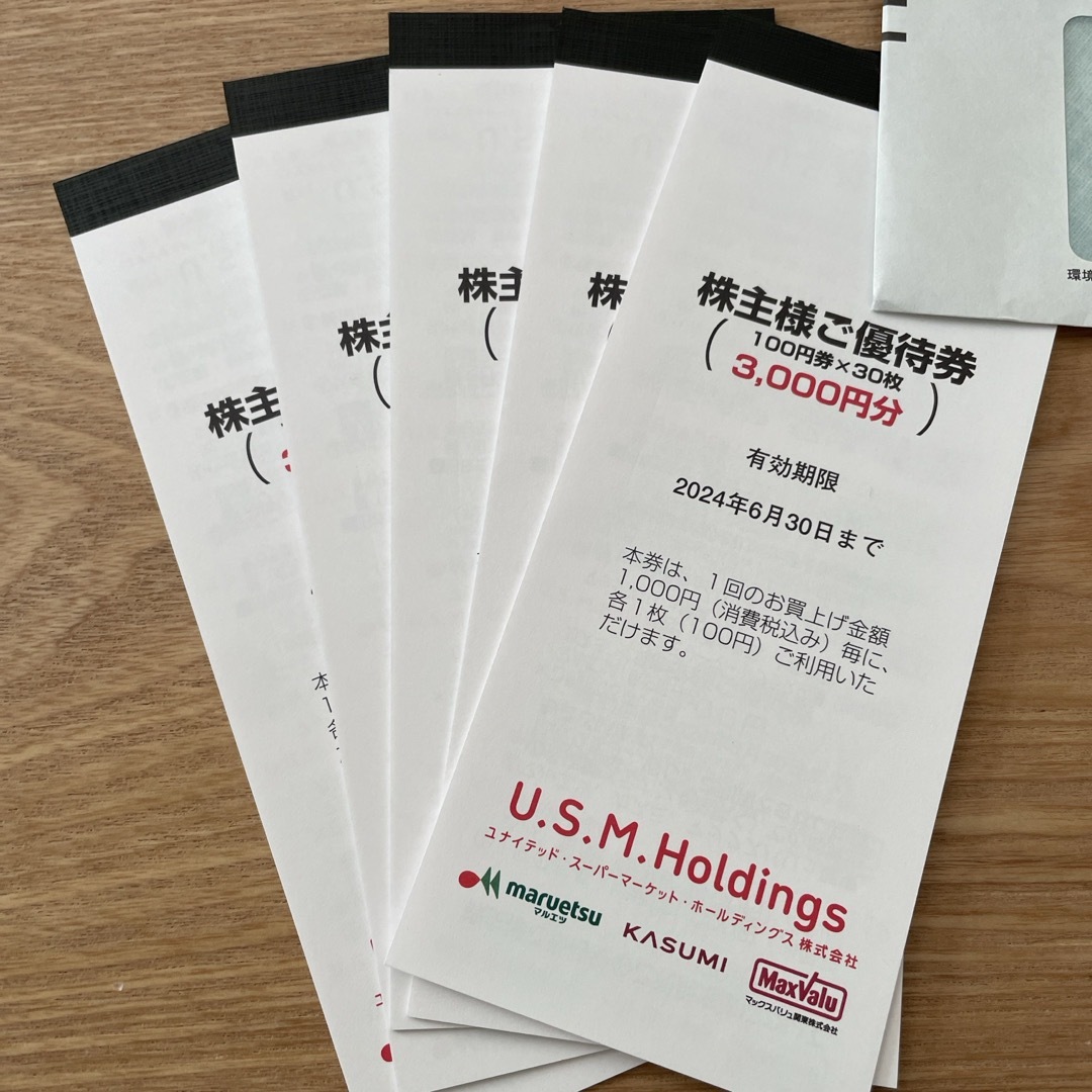 最新売れ筋 USMH 株主優待券 15000円分 | www.domelizeu.com.br