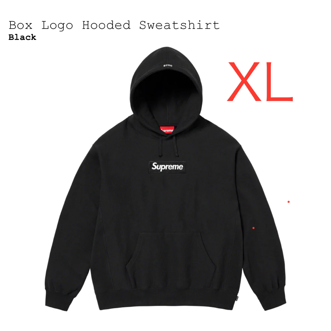 supreme box logo hooded sweatshirt XLメンズ