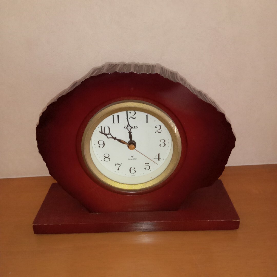CITIZEN(シチズン)の昭和レトロなシチズン置時計 インテリア/住まい/日用品のインテリア小物(置時計)の商品写真