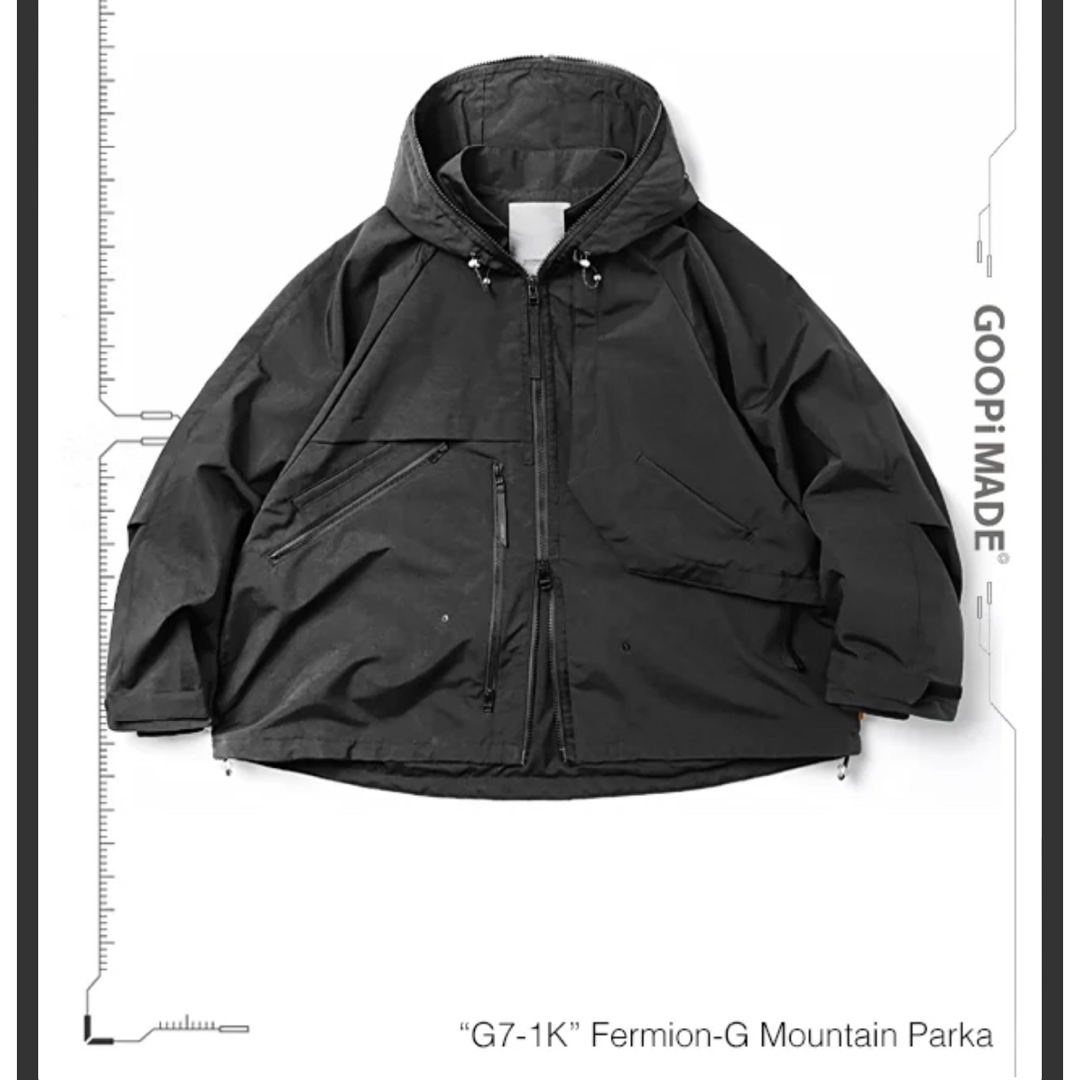 GOOPiMADE G7-1K Mountain Jacket black 2 メンズのジャケット/アウター(マウンテンパーカー)の商品写真