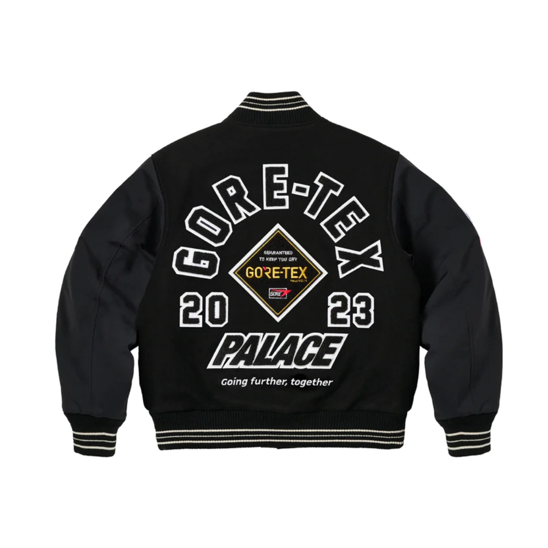 PALACE(パレス)の定価以下 PALACE Gore Going Varsity Black メンズのジャケット/アウター(スタジャン)の商品写真