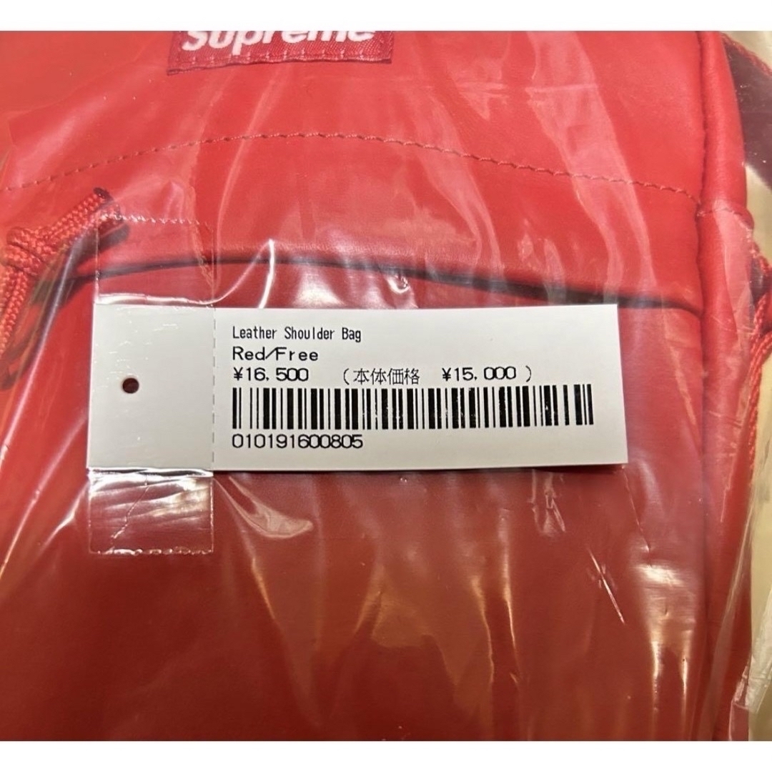 Supreme(シュプリーム)のSupreme Leather Shoulder Bag Red メンズのバッグ(ショルダーバッグ)の商品写真