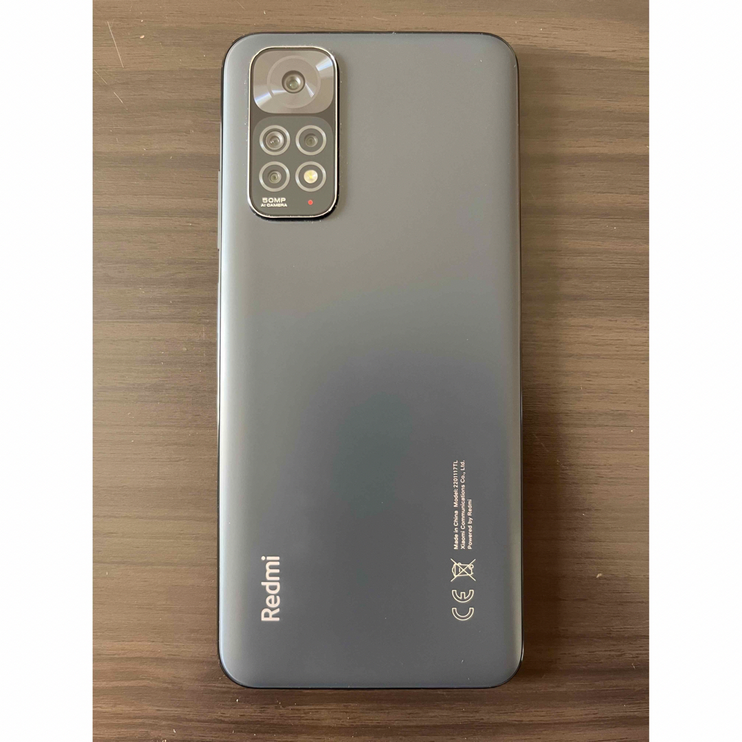 Xiaomi Redmi Note 11 グラファイトグレー|スマートフォン本体 Xiaomi Redmi Note 11 グラファイトグレー|スマートフォン本体