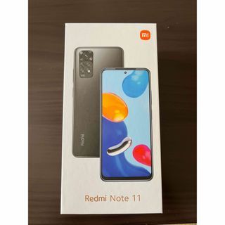 シャオミ(Xiaomi)のXiaomi スマートフォン REDMI NOTE 11 グラファイトグレー(スマートフォン本体)