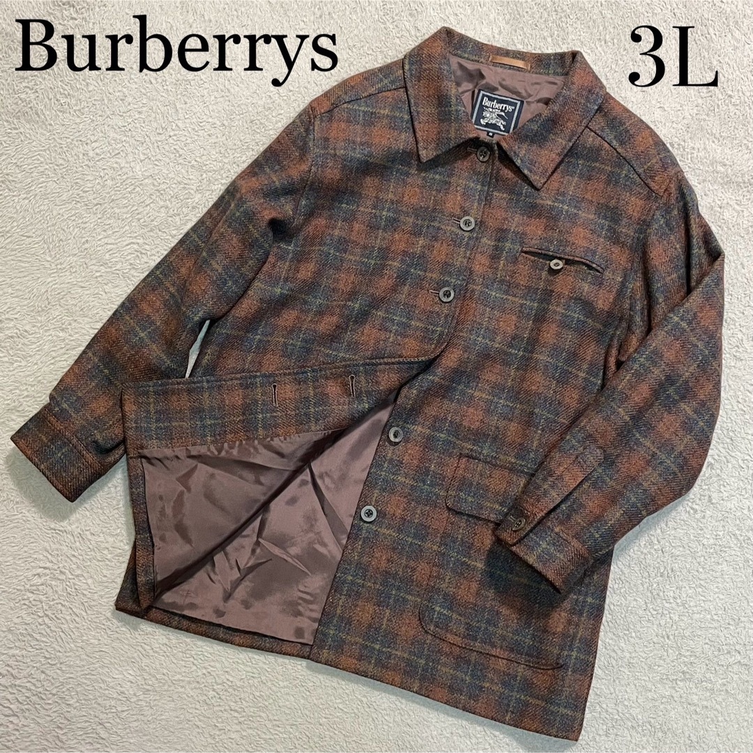 BURBERRY(バーバリー)の【極美品】Burberrys バーバリーズ　90's シャツ　ジャケット　3L レディースのジャケット/アウター(その他)の商品写真