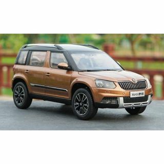 ミニカー 1/18 VW シュコダ YETI オフロード SUV ゴビブラウン(ミニカー)