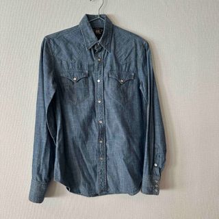 ダブルアールエル(RRL)の美品RRLデニムシャツレディースラルフローレン(シャツ/ブラウス(長袖/七分))