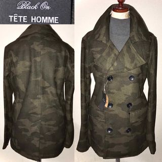 テットオム(TETE HOMME)の新品TETE HOMME送料込テットオム定価2.5〜3万円程ピーコートジャケット(ピーコート)