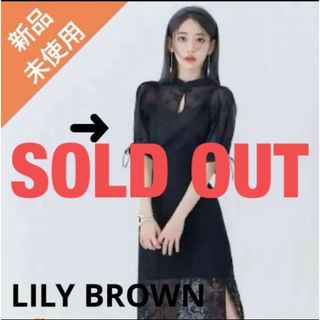 リリーブラウン(Lily Brown)のLILY BROWN 【刺繍チャイナトップス/ブラック】(シャツ/ブラウス(半袖/袖なし))