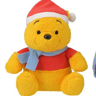 クマノプーサン(くまのプーさん)の【値下げ】くまのプーさん Mぬいぐるみ クリスマスVer 新品未使用(ぬいぐるみ)