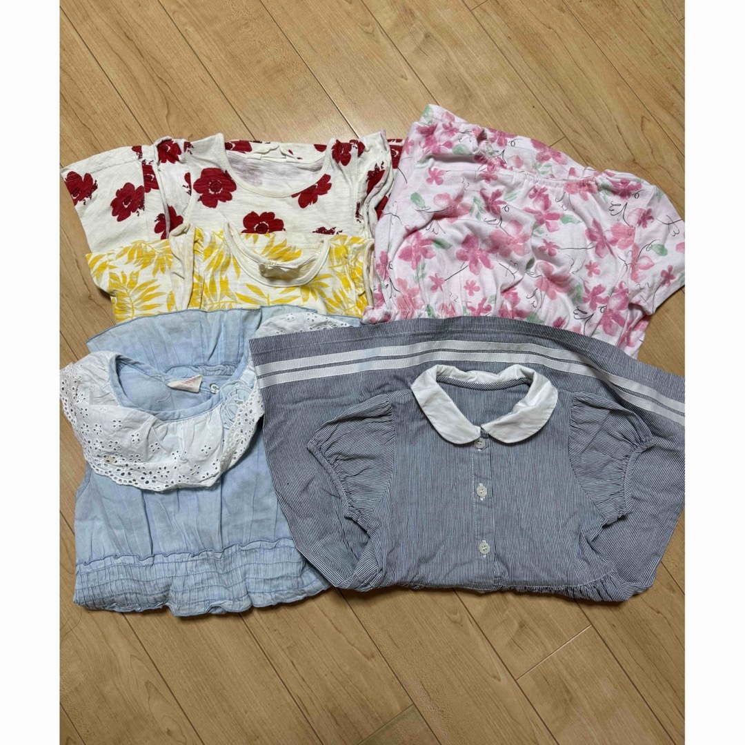 キッズ　まとめ売り　女の子　サイズ100〜110 18枚 キッズ/ベビー/マタニティのキッズ服女の子用(90cm~)(その他)の商品写真