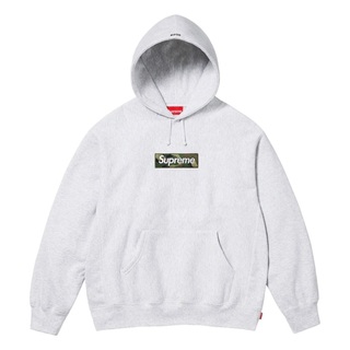シュプリーム(Supreme)のSupreme Box Logo Hooded Sweatshirt グレーM(パーカー)