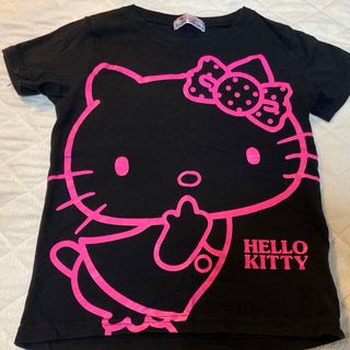 ニシマツヤ(西松屋)の【120サイズ／中古／名前記載有】キティ　Tシャツ　女の子　西松屋(Tシャツ/カットソー)