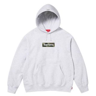 シュプリーム(Supreme)のBox Logo Hooded Sweatshirt Ash Grey Lサイズ(パーカー)