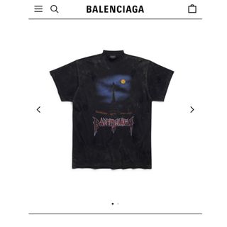 バレンシアガ(Balenciaga)の【値下げしました】balenciaga PARIS MOON Tシャツ(Tシャツ/カットソー(半袖/袖なし))