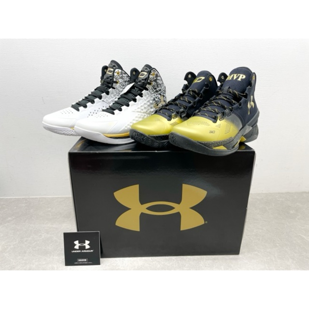 商品名スニーカーになりますUNDER ARMOUR（アンダーアーマー）Curry BACK 2 BACK MVP PACK スニーカー バスケットボールシューズ【B0260-007】