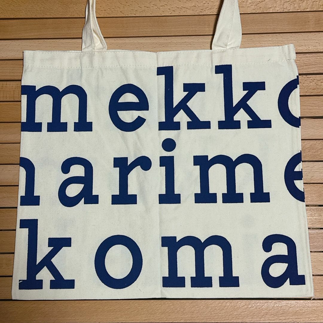 marimekko - ☆希少・紺☆ マリメッコ ノベルティ トートバック marimekko - ☆希少・紺☆ マリメッコ ノベルティ トートバック
