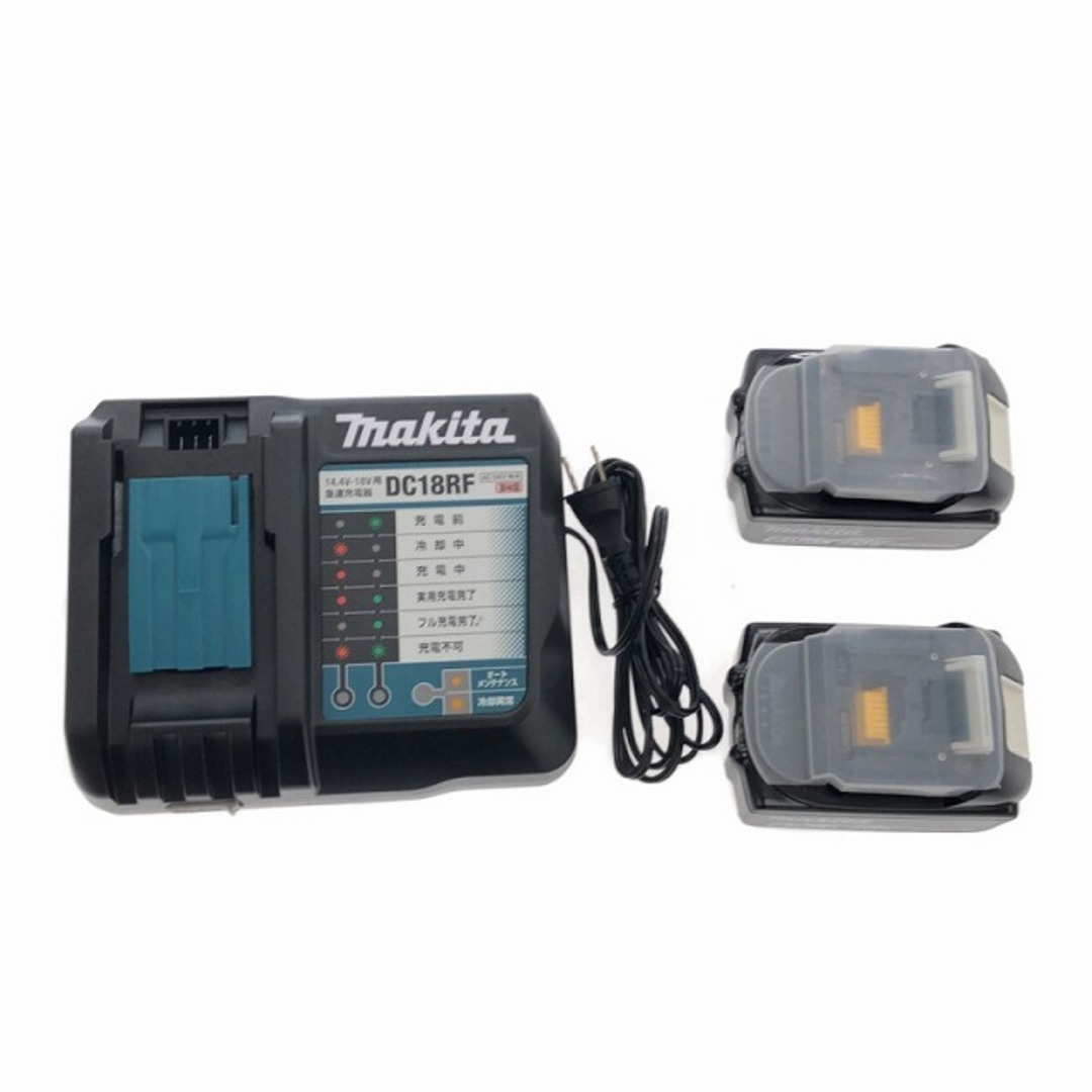 工具☆美品☆makita マキタ 18V 充電式インパクトドライバー TD172DGXAP 紫/パープル バッテリー2個(6.0Ah) 充電器 ケース付 コードレス 82649