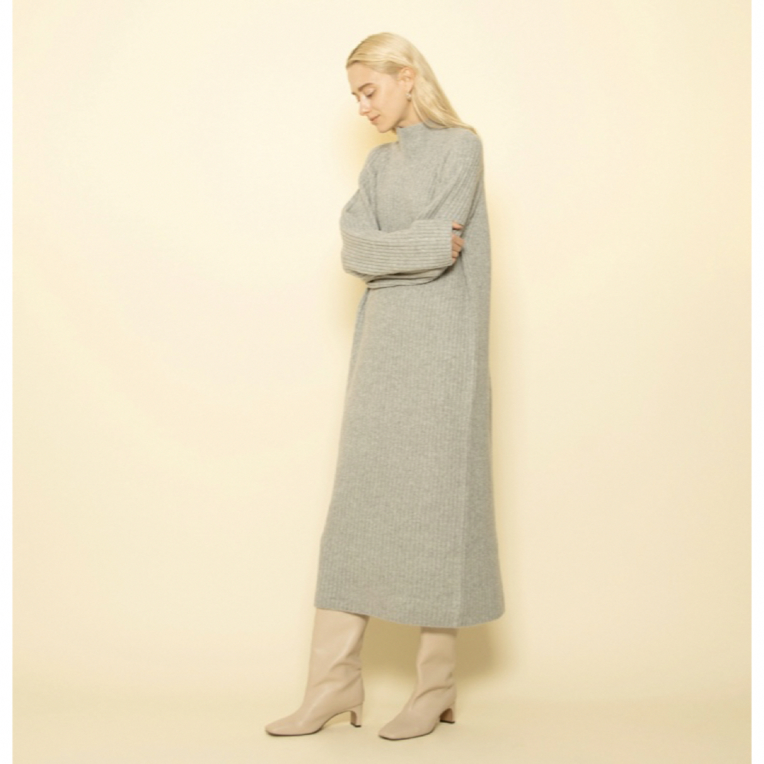 SeaRoomlynn(シールームリン)のハイネックsoft warmニットワンピ✴︎数回着用✴︎美品 レディースのワンピース(ロングワンピース/マキシワンピース)の商品写真