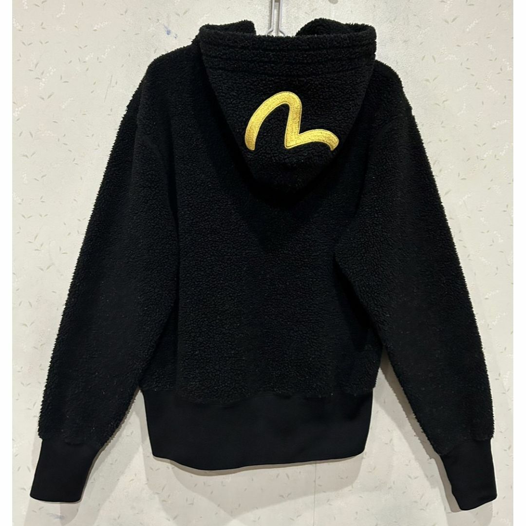 EVISU - *YAMANE EVISU カモメ 刺繍 ボア フリース ジップ EVISU - *YAMANE EVISU カモメ 刺繍 ボア フリース ジップ