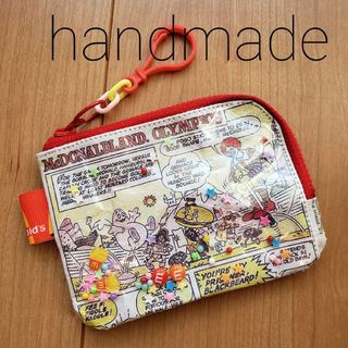 マクドナルド(マクドナルド)のハンドメイド デザインペーパーリメイクポーチ マクドナルド シャカシャカポーチ(ポーチ)