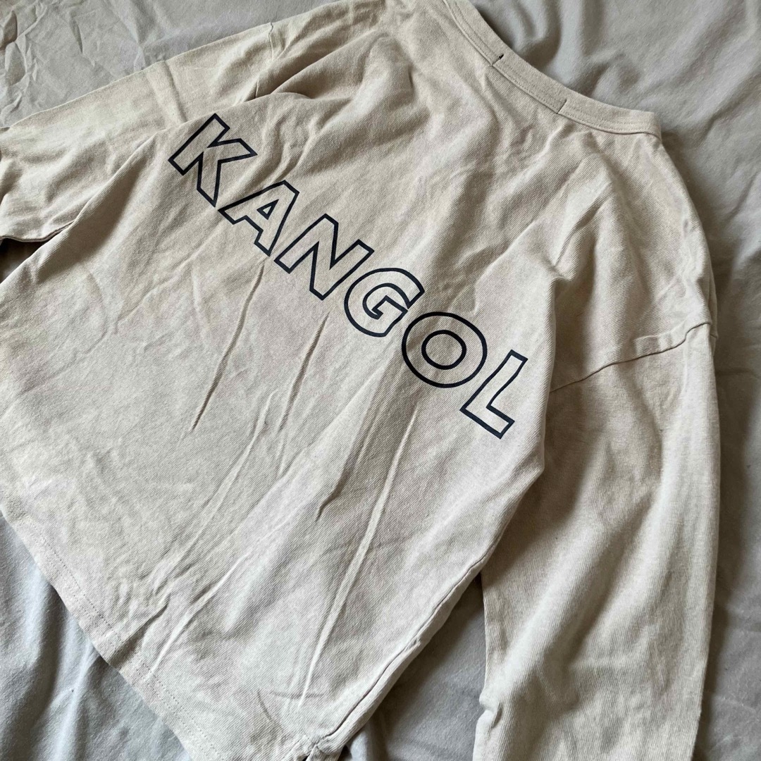KANGOL(カンゴール)のカンゴール 130 ロンT ベージュ キッズ/ベビー/マタニティのキッズ服男の子用(90cm~)(Tシャツ/カットソー)の商品写真